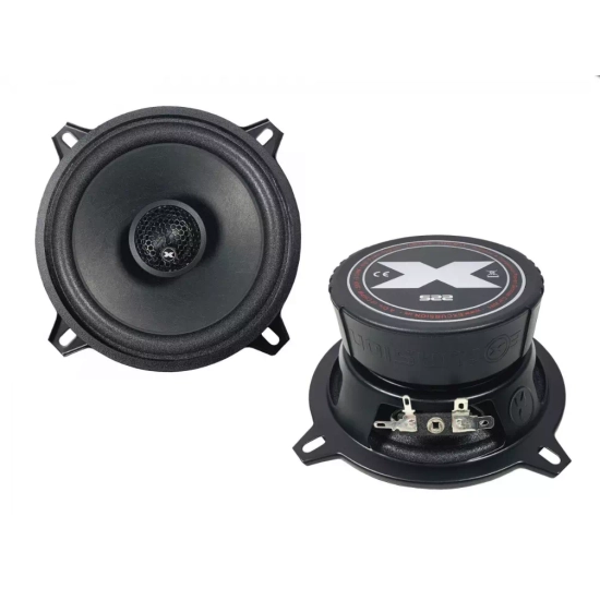 Excursion SHX-522  2-drożne współosiowe głośniki samochodowe o średnicy 130mm, tweetery 19mm - 3ohm, 60/150W, 89dB, 55-20000Hz, głębokość 57mm